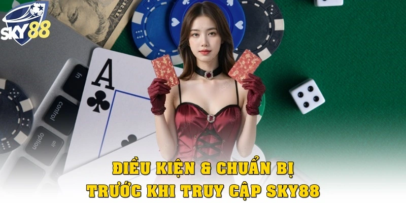 Điều kiện và chuẩn bị trước khi truy cập Sky88