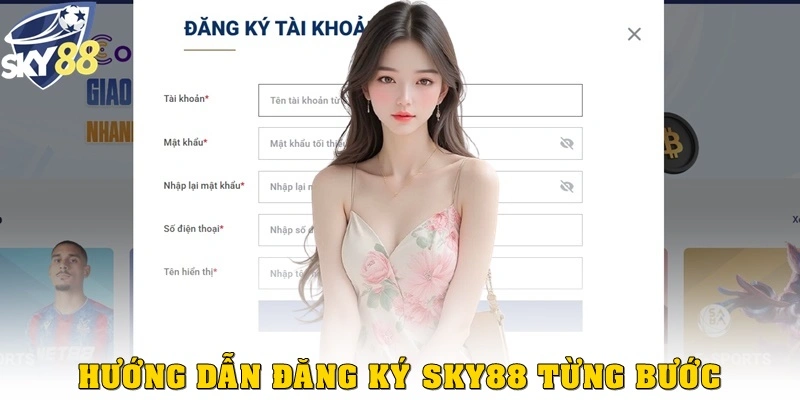 Hướng dẫn đăng ký Sky88 từng bước chi tiết